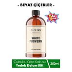 AURAN Beyaz Çiçekler Çubuklu Oda ve Ortam Kokusu Yedek Dolum Kiti Yedek Şişe White Flowers Refill 250ml