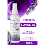 AURAN FLOWT50MLSPRAY2 Flowy Oils Lavanta Doğal Lavanta Uyku Ve Yastık Spreyi Lavender Sleep And Pıllow Spray 50 Ml