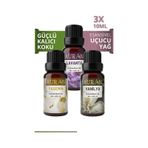 Auran Lavanta + Vanilya + Yasemin Saf Esansiyel Uçucu Yağı 3 x 10 ML