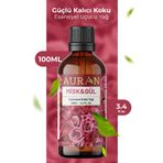 AURAN Misk & Gül Kokusu Esansiyel Uçucu Koku Yağı Difüzör Esansı Buhurdanlık Yağı Aromaterapi Yağı 100ml