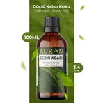 AURAN Sedir Ağacı Esansiyel Uçucu Koku Yağı Difüzör Esansı Buhurdanlık Yağı Aromaterapi Yağı 100ml