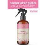 AURAN SPREY250ML Japon Kiraz Çiçeği Parfümlü Oda Ve Çamaşır Spreyi Kumaş Kokusu Japanese Cherry Room Spray 250Ml