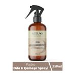 AURAN SPREY250ML1 Pudra Parfümlü Oda Ve Çamaşır Spreyi Ortam Ve Kumaş Kokusu Powder Room Spray 250Ml