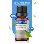 AURAN UUCUYA10ML7 Beyaz Sabun Esansiyel Uçucu Koku Yağı Difüzör Esansı Buhurdanlık Yağı Aromaterapi Yağı 10Ml