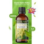 AURAN Ylang Ylang Saf Esansiyel Uçucu Yağ Buhurdanlık Yağı Difüzör Esansı Aromaterapi Ortam 100ml