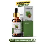 AuraVital Çam Terebentin Yağı 30 ML %100 Saf ve Doğal