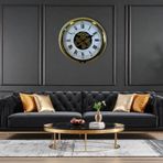 Aurelius Gold 60 Cm Çarklı Duvar Saati