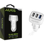 Auris 30W Triple USB Araç Şarj Cihazı ARS-CR05