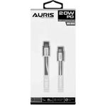 Auris ARS-CB19 20W USB-C Lightning Şarj Data Veri Kablosu
