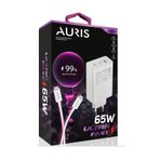 Auris ARS-Ch65 65 Watt Usb To Type C Saliseli Ultra Fast Hızlı Şarj Aleti Seti