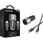 Auris ARS-CR10 – 45W Metal Pd Araç Şarj Cihazı - Antrasit