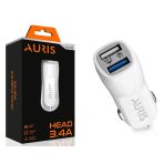 Auris Cr04 3.4A Oto Kafa Araç İçi Şarj Aleti