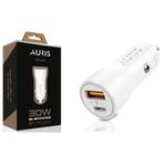 Auris Cr08 30W Usb+Pd Oto Kafa Araç İçi Şarj Cihazı