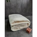 Aurora Krem Çift Kişilik Welsoft Peluş Battaniye