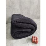 Aurora Siyah Çift Kişilik Welsoft Peluş Battaniye