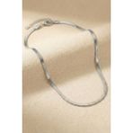 Aurrari Silver Italyan Ezme Zincir Çelik Kolye - standart - Renkli - 45 cm