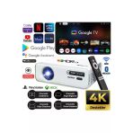 Aurzen D1g Android Google Tv 4K Destekli Projeksiyon Cihazı +Hdr10+Auto Focus+Auto Keystone+6