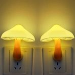 AUSAYE 2 Paket Sensör LED Gece Lambası Fişli Gece Lambası Enerji Tasarruflu Duvar Lambası Yatak Odası, Banyo, Tuvalet, Koridor, Mutfak, Çocuklar, Yetişkinler için Sıcak Beyaz