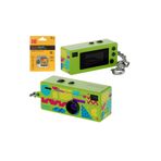Ausek G6 Thumb Camera Mini Dijital Kamera Retro Tasarım Taşınabilir Video ve Fotoğraf Kamerası GREEN+Micro SDHC 8GB KART