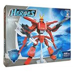 Ausini Heroes 339 Parça Standlı Kırmızı Robot