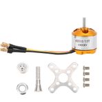 Ausla Profesyonel Outrunner Fırçasız Motor Yüksek Güçlü Motor Parçaları RC Quadcopter (1000KV)
