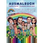 Ausmalbuch - Familienvielfalt - Zusammen sind wir bunt