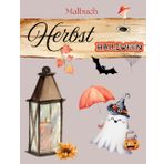 Ausmalbuch für das Thema Herbst/Halloween. Auf 30 liebevoll gestalteten Ausmalbildern, können Kinder im Alter von 3-7 Jahre ihrer Kreativität freien ... und lustige Halloween-Kostüme & Kürbisse