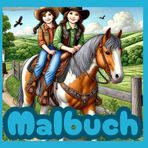 Ausmalbuch zum Ausmalen für Kinder: Ausmalbuch, Kinder und ihre Familie, Tiere, Eigenes Bild malen, Kanninchen, Hund, Katze, Pferd, Ab 5 Jahre, schöne Bilder, Geschenk