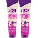 Aussie Work That Curl Dalgalı ve Kıvırcık Saçlar için Durulanmayan Saç Kremi 160ml (2 paketi)