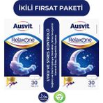 Ausvit Relaxone Stress & Sleep Support - Iki Kutu -Valerian ve 5-Htp Içeren 30TB