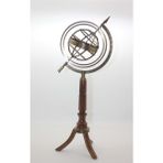 Authentic Eskitme Pirinç Kafes Dünya Küre Horoskop 60CM