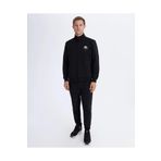 Authentic İtaly Full Zip Erkek Mavi Comfort Fit Fermuarlı Eşofman Üstü M SİYAH