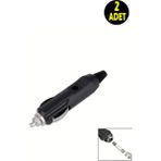 Auto Ampulance 2 Adet LED Işıklı 12 Volt Seyyar Motorsiklet Otomobil Araç Çakmaklık Fişi Soketi