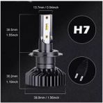 Auto Ampulance H7 12 - 24 Volt Cree Csp LED Xenon Takımı Yeni Nesil Mini Canbus