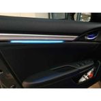 Auto GP Honda Civic FC5 Ambiyans Mavi 4 Parça 2016+ Uyumlu Kapı İç Çıtası