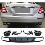 Auto GP Mercedes W213 E63 2016 2019 Normal Tampon Uyumlu Arka Tampon Difüzör