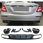 Auto GP Mercedes W213 E63 2016 2019 Normal Tampon Uyumlu Arka Tampon Difüzör