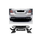 Auto GP Mercedes W213 E63 AMG 2016-2019 Arka Tampon Difüzör ve Egzoz Ucu Seti