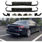 Auto GP Mercedes W213 E63 AMG 2021+ Arka Tampon Difüzör ve Egzoz Ucu Seti