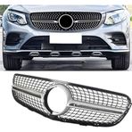 Auto GP Mercedes W253 GLC Diamond 2016 2019 Gri Çıta Ön Panjur Izgara