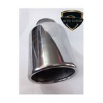 AUTO LUXURY 100 mm. Paslanmaz krom sessiz egzoz ucu 1 adet
