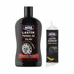 Auto Meenz Lastik Parlatıcı Jel 500ml + Uygulama Süngeri - Yüksek Parlaklık ve Islak Görünüm Veren Uzun Süreli Etkili Lastik Bakım Jeli - Lastik Siyahlatıcı ve Koruyucu
