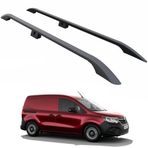 Auto Paw Renault Kangoo Kısa Şase 2021-2025 Araç Üstü Alüminyum Tavan Yan Rayları Plus Serisi - Siyah