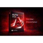 Autodesk Autocad 2026– 1 Yıl Lisans -1 Cihaz | Apple(Mac) Uyumlu | Anında Teslimat