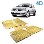 Autoen Renault Clio 2 1998-2004 Bej 4D Havuzlu Paspas