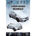 Autoen Yarım Araba Brandası Güneş Koruyucu-Kar Buz Önleyici- Uv Korumalı