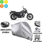 Autoes Bajaj Avenger Street 150 Kilit Uyumlu Motosiklet Brandası