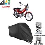 Autoes Bisan King Siyah Kilit Uyumlu Motosiklet Brandası