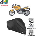 Autoes Bmw F650 CS Siyah Kilit Uyumlu Motosiklet Brandası
