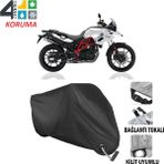 Autoes Bmw F700 GS Siyah Kilit Uyumlu Motosiklet Brandası